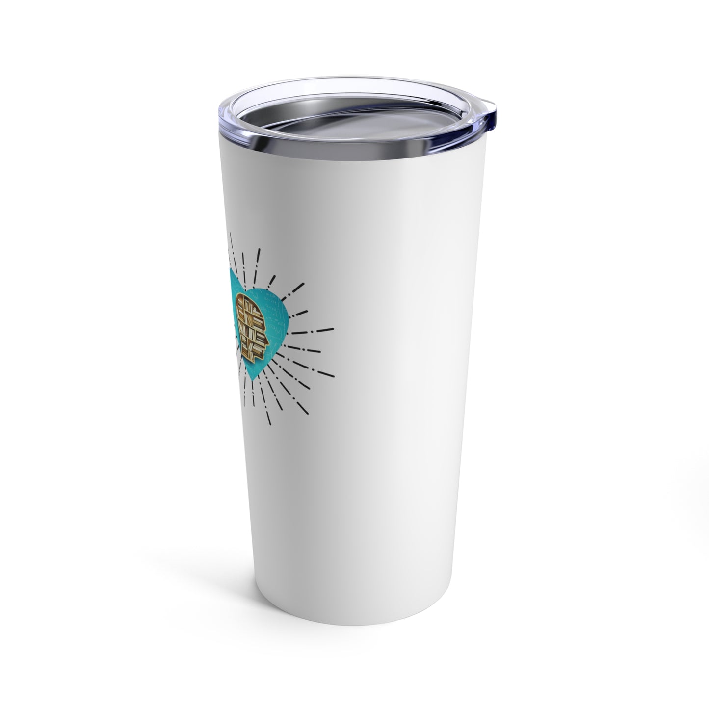 Classic Quote Tumbler - Aristotle, 'Educating the mind without educating the heart is no education at all'