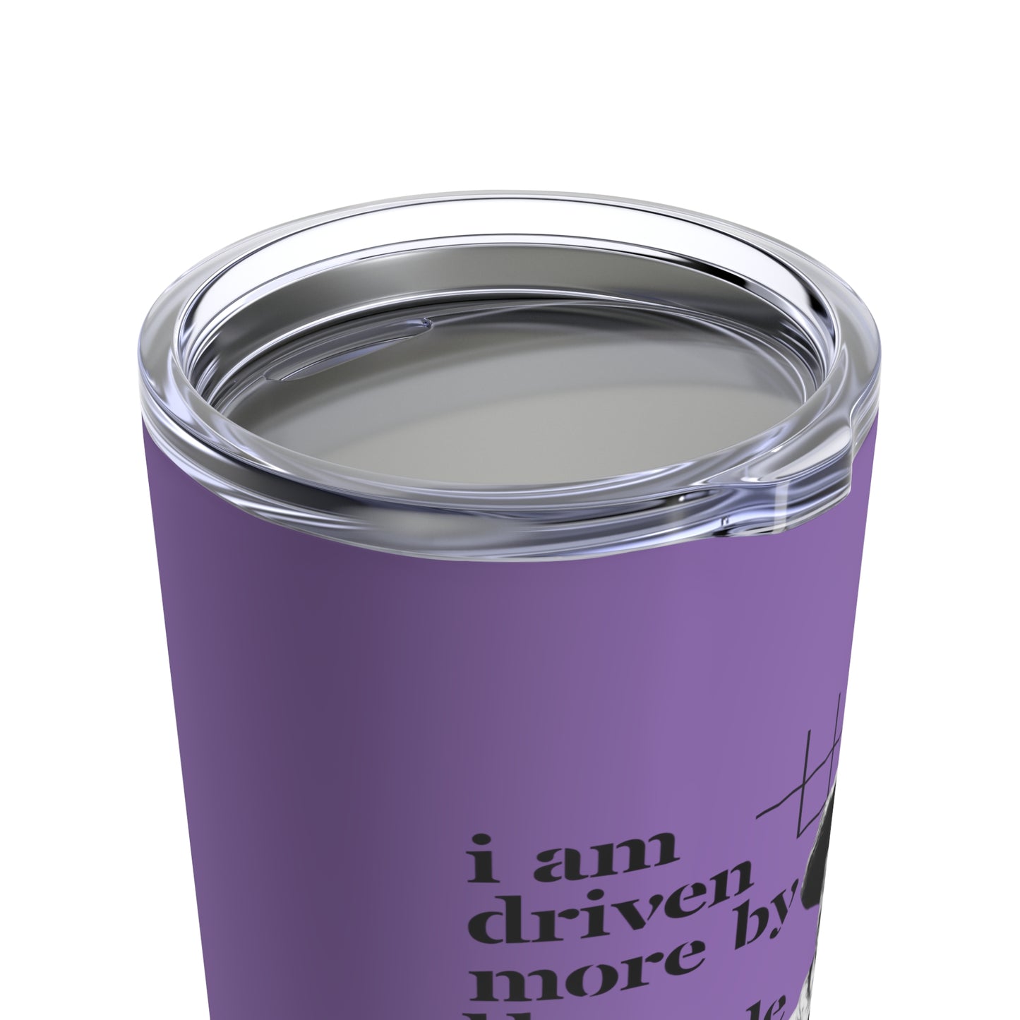 Classic Quotes Tumbler - Claude Monet, 'I am driven more by the invisible than the visible'