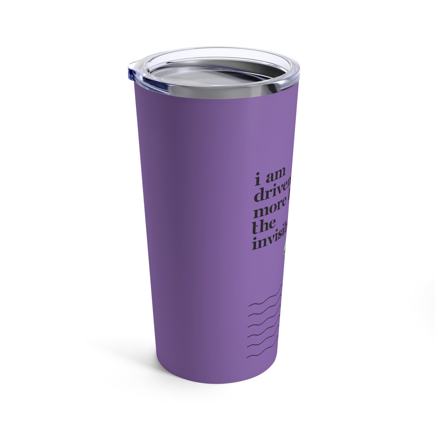 Classic Quotes Tumbler - Claude Monet, 'I am driven more by the invisible than the visible'