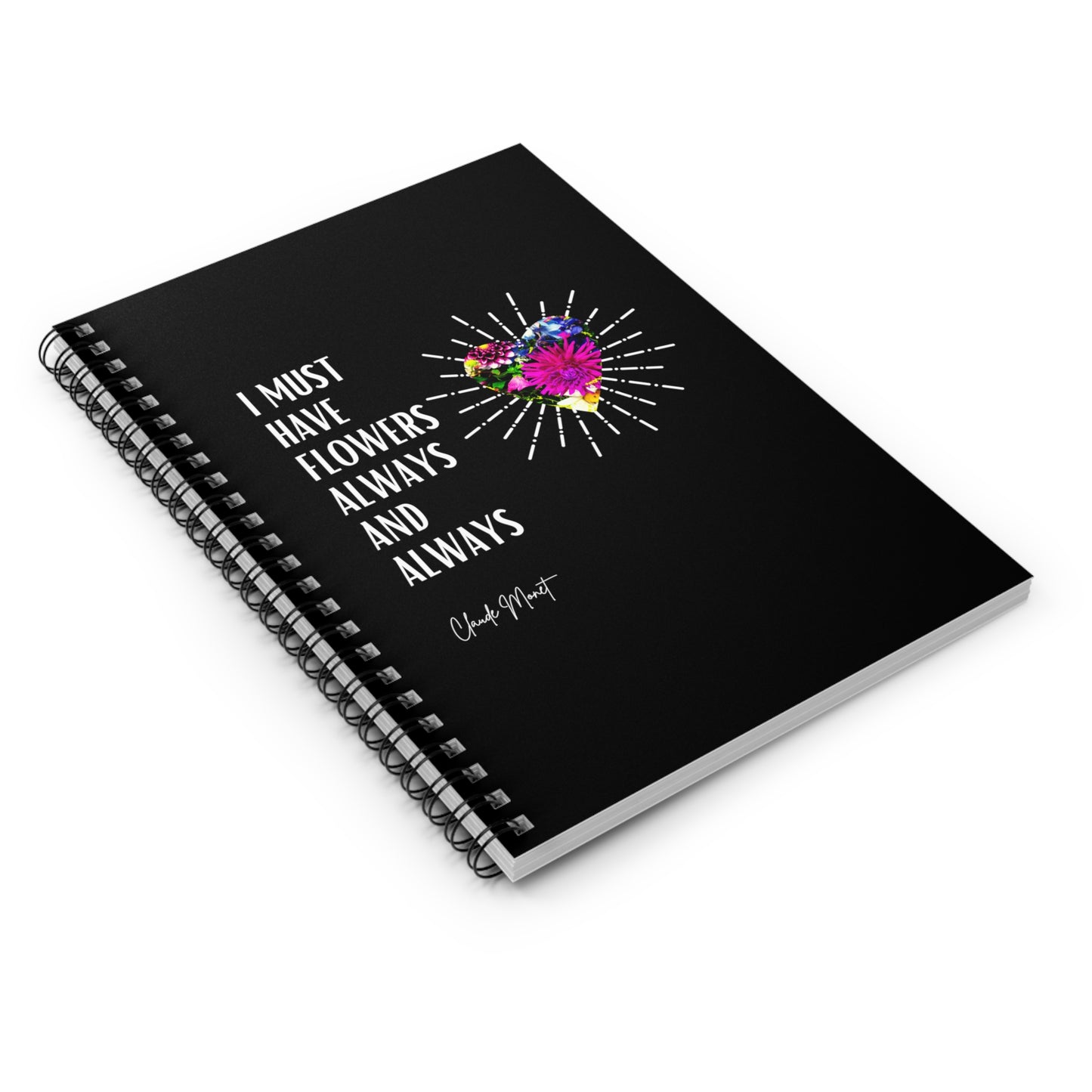 Classic Quotes Spiral Notebook - Edgar Degas, 'You must aim high, not in what you are going to do at some future date, but in what you are going to make yourself do today' - Spiral Notebook - Ruled Line