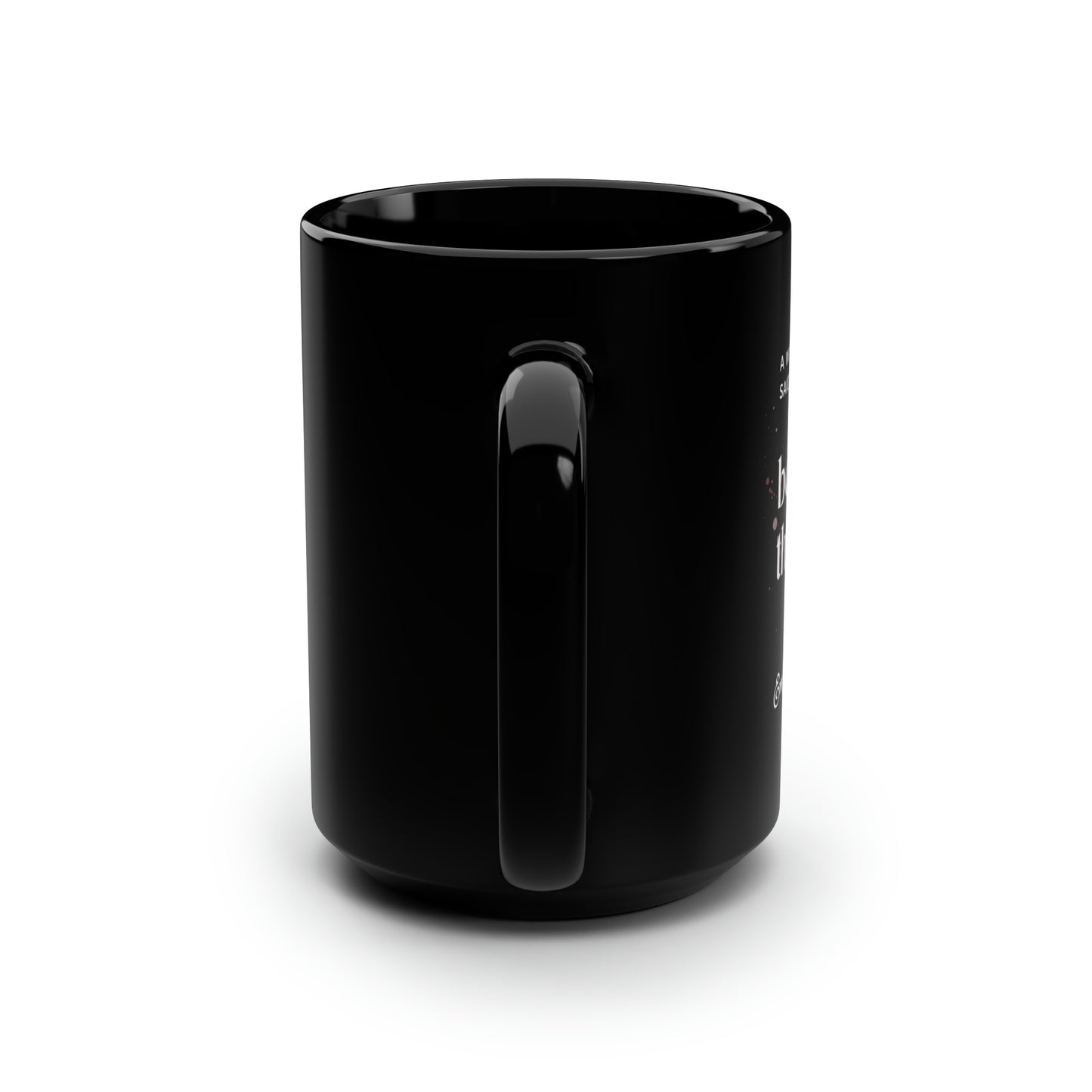 Classic Quotes Black Mug - Emily Dickinson, 'A word is dead when it is said, some say. I say it just begins to live that day' - 15oz Black Mug