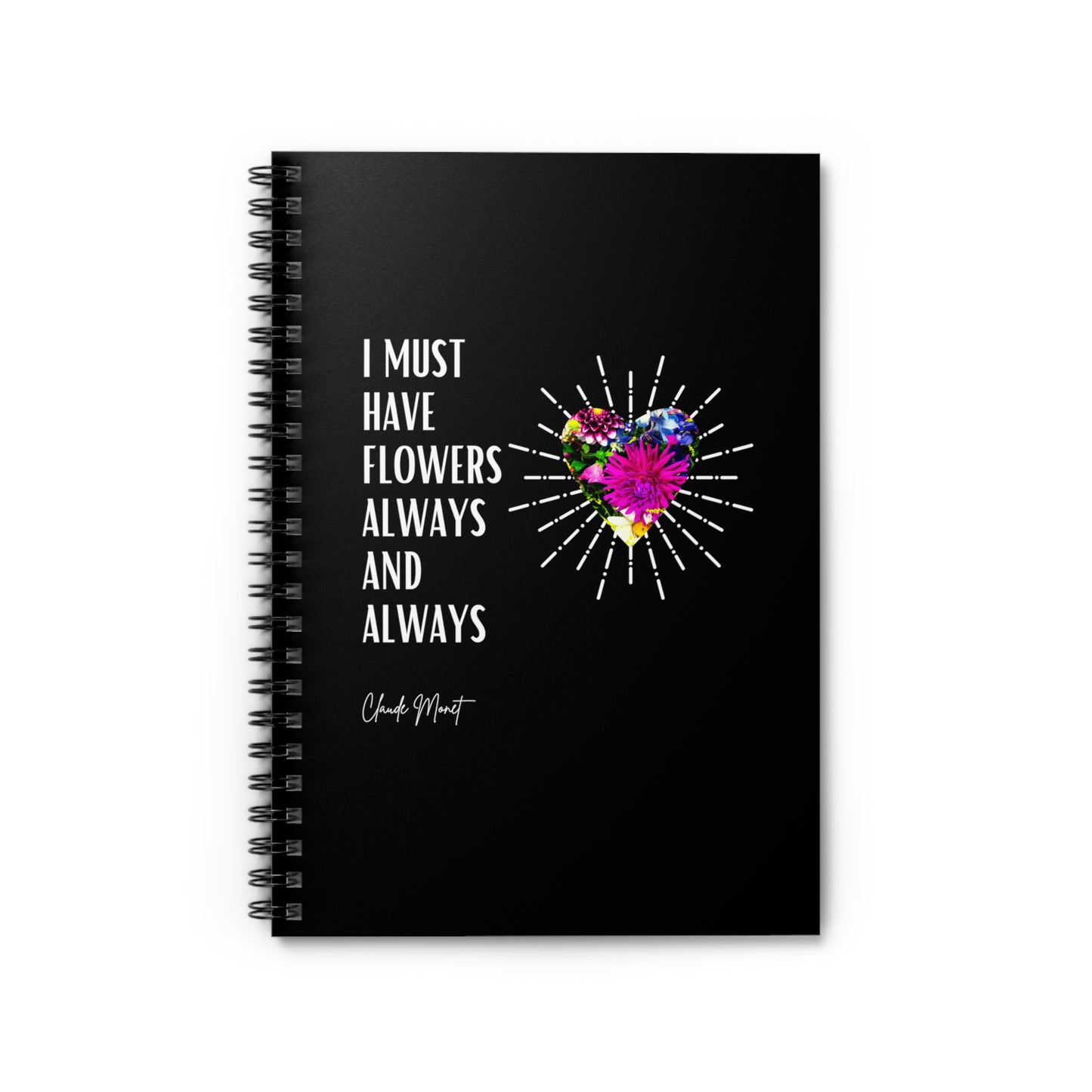 Classic Quotes Spiral Notebook - Edgar Degas, 'You must aim high, not in what you are going to do at some future date, but in what you are going to make yourself do today' - Spiral Notebook - Ruled Line