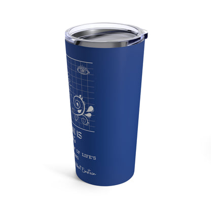 Classic Quotes Tumbler - Albert Einstein, 'Imagination is everything, it is the preview of life's coming attractions'