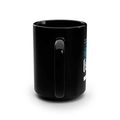 Classic Quotes Black Mug - Benjamin Franklin, 'Tell me and I forget. Teach me and I remember. Involve me and I learn' - 15oz Black Mug