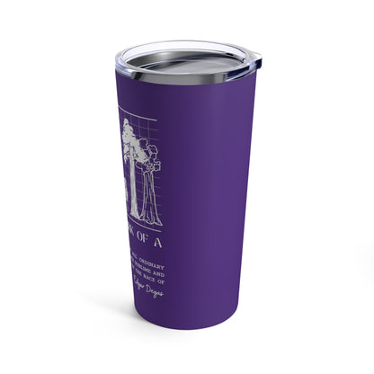 Classic Quotes Tumbler - Edgar Degas, 'It is the mark of a great man that he puts to flight all ordinary calculations. He is at once sublime and touching, childlike and of the race of giants'