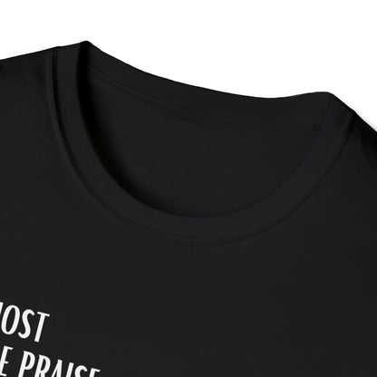 Classic Quotes Tee - Wolfgang Amadeus Mozart, 'The most sincere praise is not that which you hear from the lips of others, but the one that wells up from your own heart' - Unisex Softstyle T-Shirt