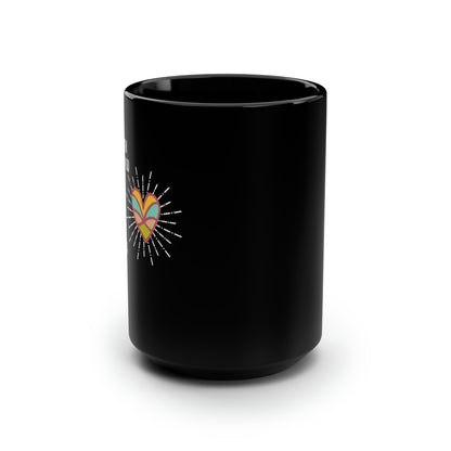 Classic Quotes Black Mug - Galileo Galilei, 'I have never met a man so ignorant that I couldn't learn something from him' - Black Mug, 15oz