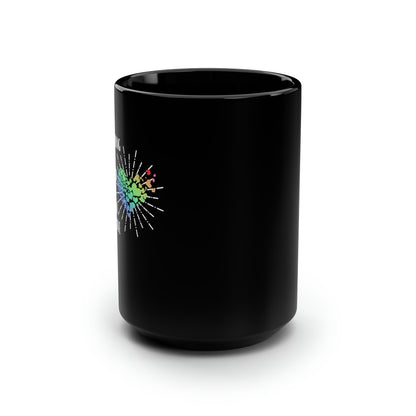 Classic Quotes Black Mug - Leo Tolstoy 'All, everything that I understand, I only understand because I love' - Black Mug, 15oz