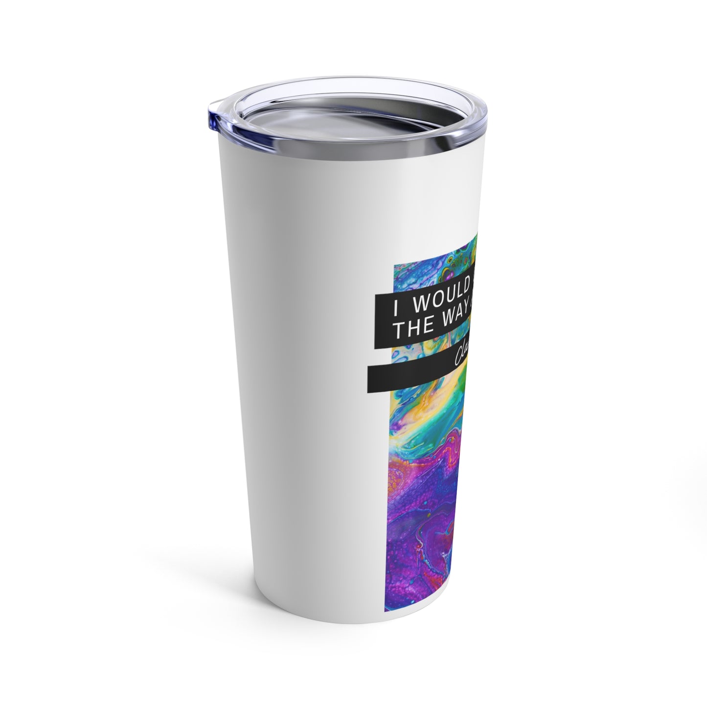 Classic Quotes Tumbler - Claude Monet, 'I would like to paint the way a bird sings'