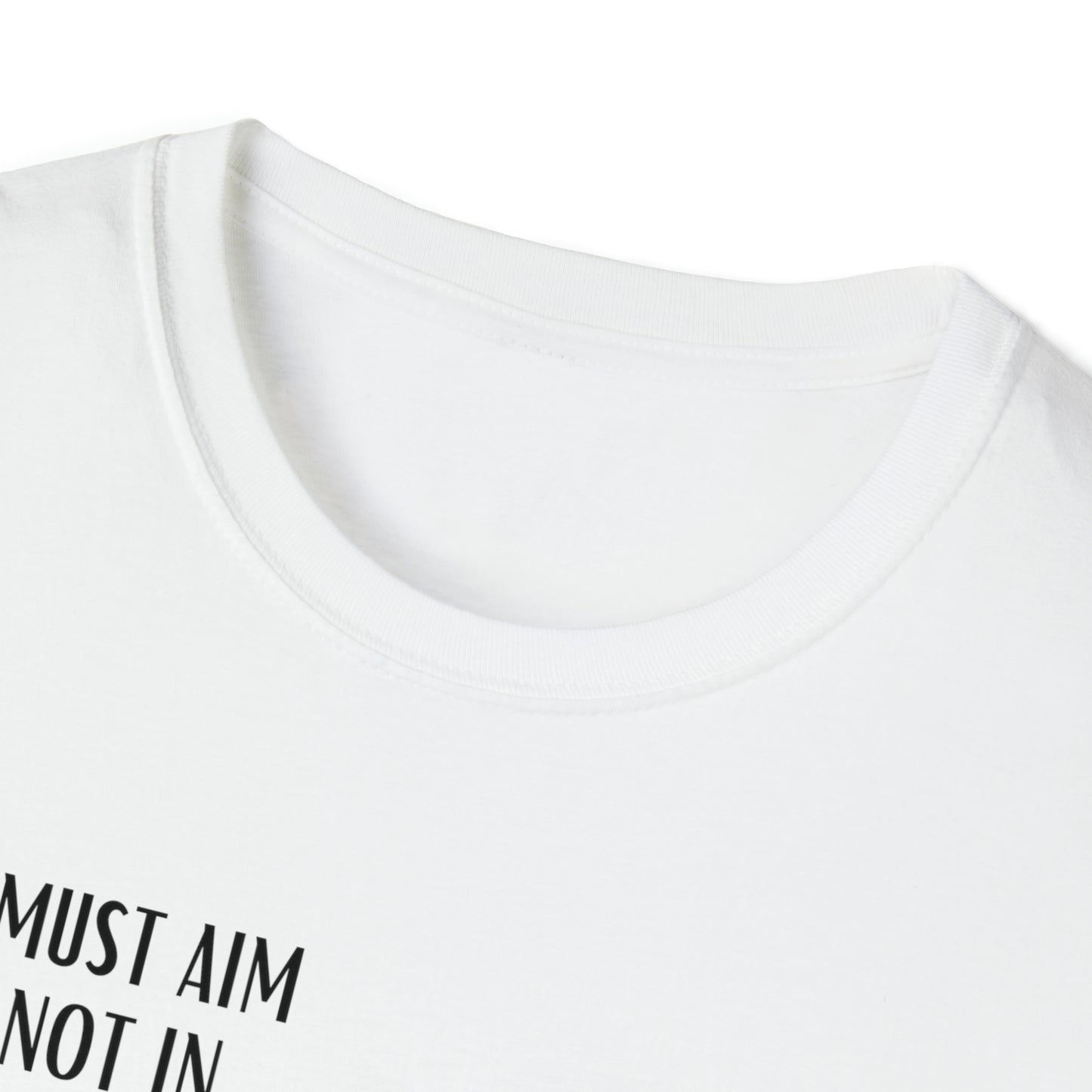 Classic Quotes Tee - Edgar Degas, 'You must aim high, not in what you are going to do at some future date, but in what you are going to make yourself do today' - Unisex Softstyle T-Shirt