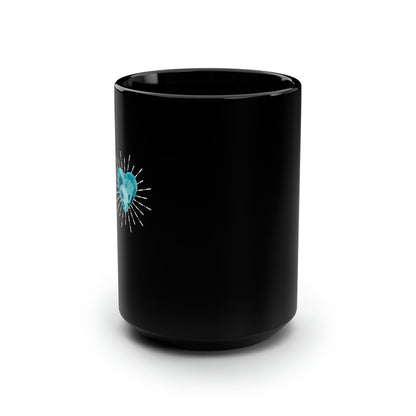Classic Quotes Black Mug - Oscar Wilde 'To live is the rarest thing in the world. Most people exist, that is all' - Black Mug, 15oz