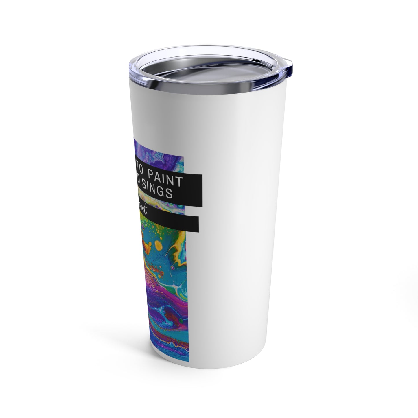 Classic Quotes Tumbler - Claude Monet, 'I would like to paint the way a bird sings'