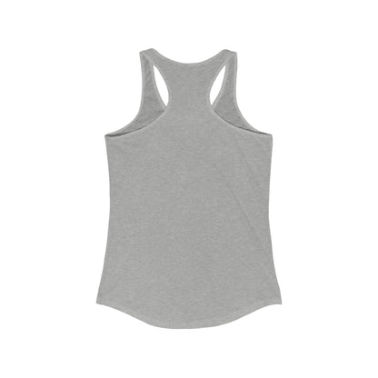 Classic Quotes Racerback Tank - Emily Dickinson, 'If your nerve deny you, go above your nerve' - Women's Ideal Racerback Tank