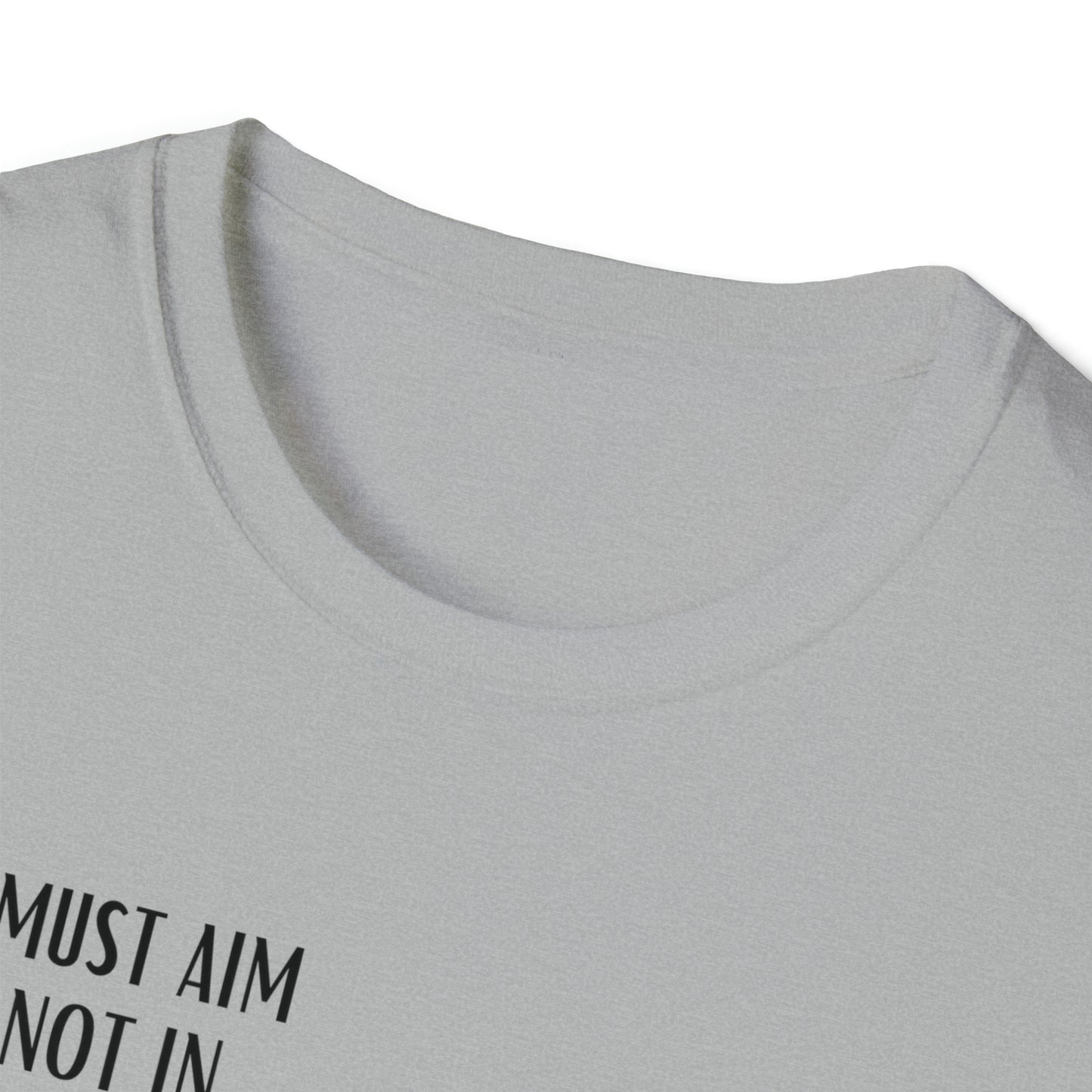 Classic Quotes Tee - Edgar Degas, 'You must aim high, not in what you are going to do at some future date, but in what you are going to make yourself do today' - Unisex Softstyle T-Shirt