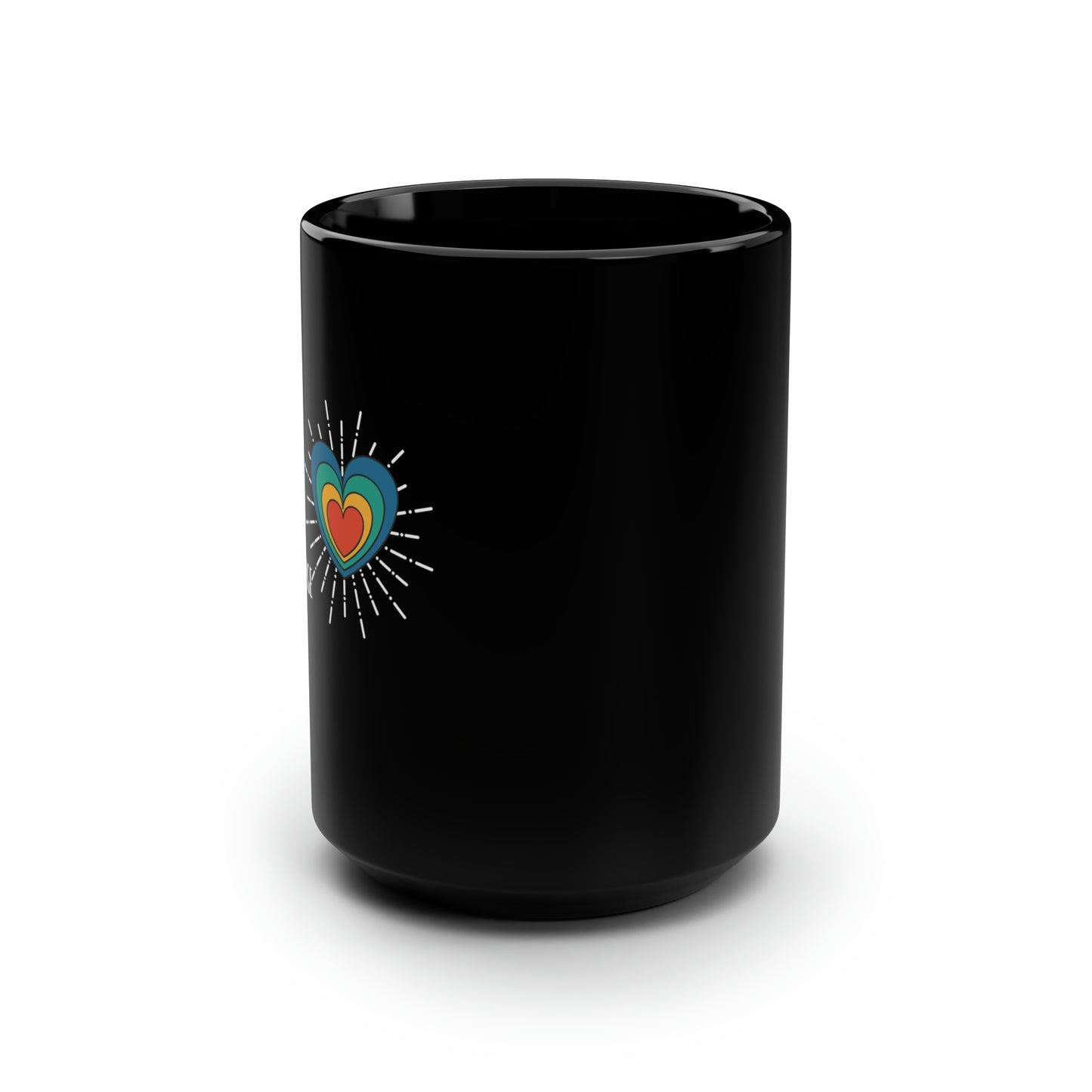 Classic Quotes Black Mug - Sigmund Freud, 'In the small matters trust the mind, in the large ones the heart' - 15oz Black Mug