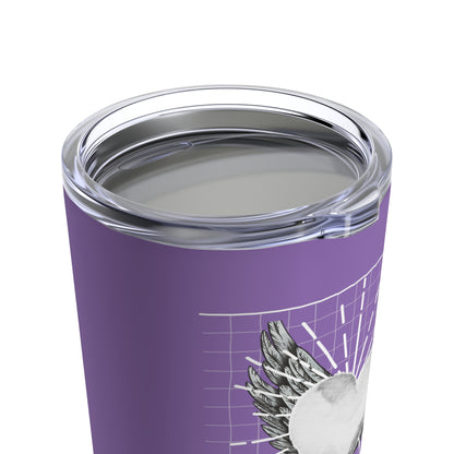 Classic Quotes Tumbler - Wolfgang Amadeus Mozart, 'Neither a lofty degree of intelligence nor imagination nor both together go to the making of genius. Love, love, love—that is the soul of genius'
